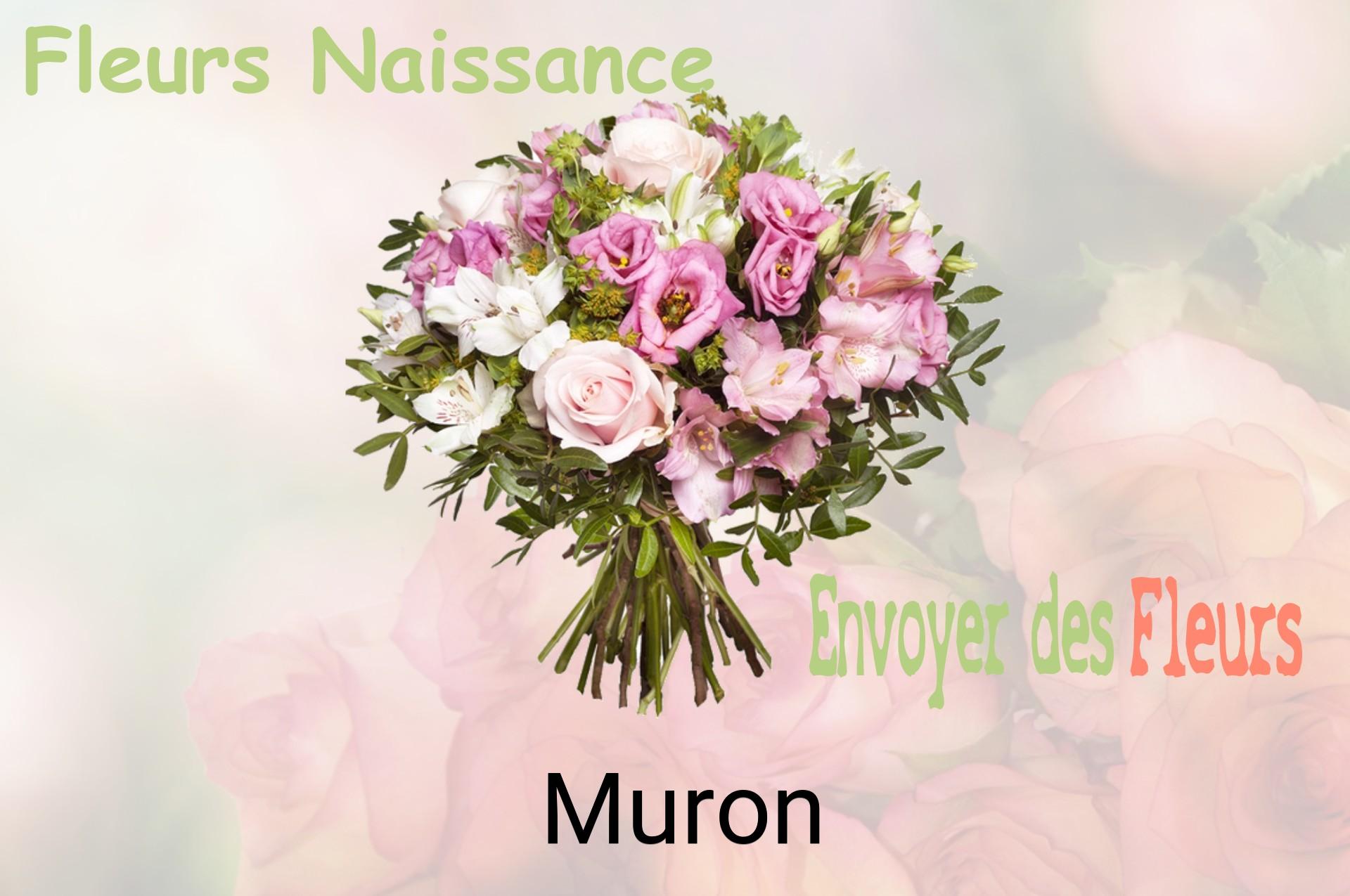 Bouquet de fleurs de naissance livré à Muron
